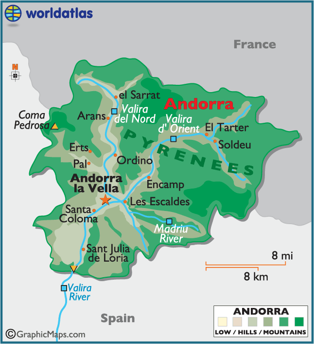 Harta Andorra