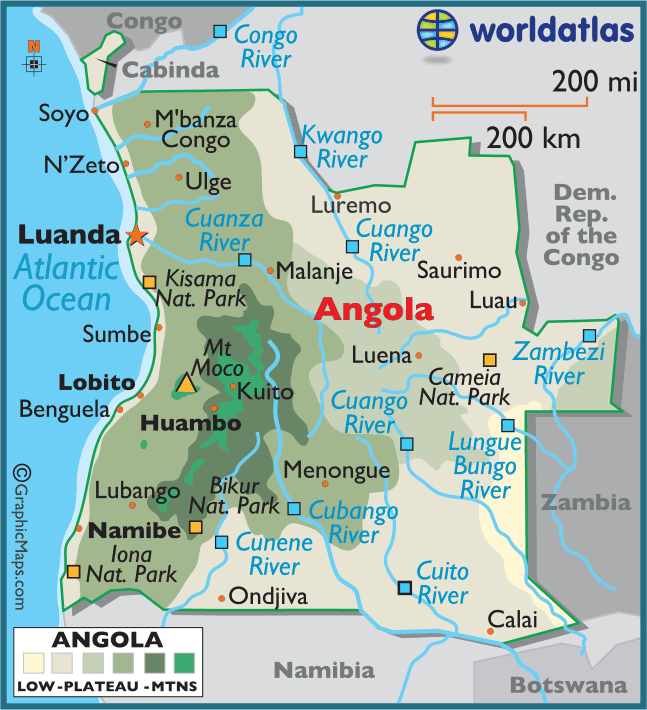 Harta Angola