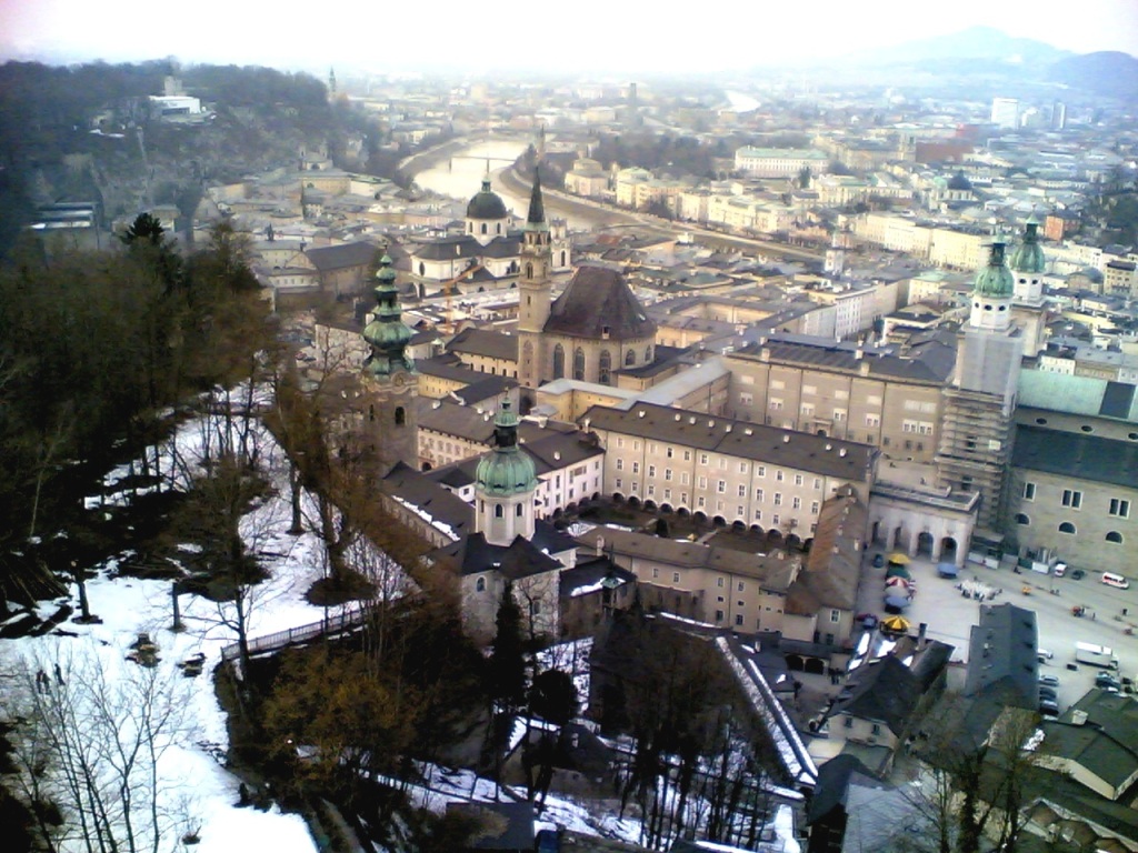 Salzburg de la castelul Hohensalzburg