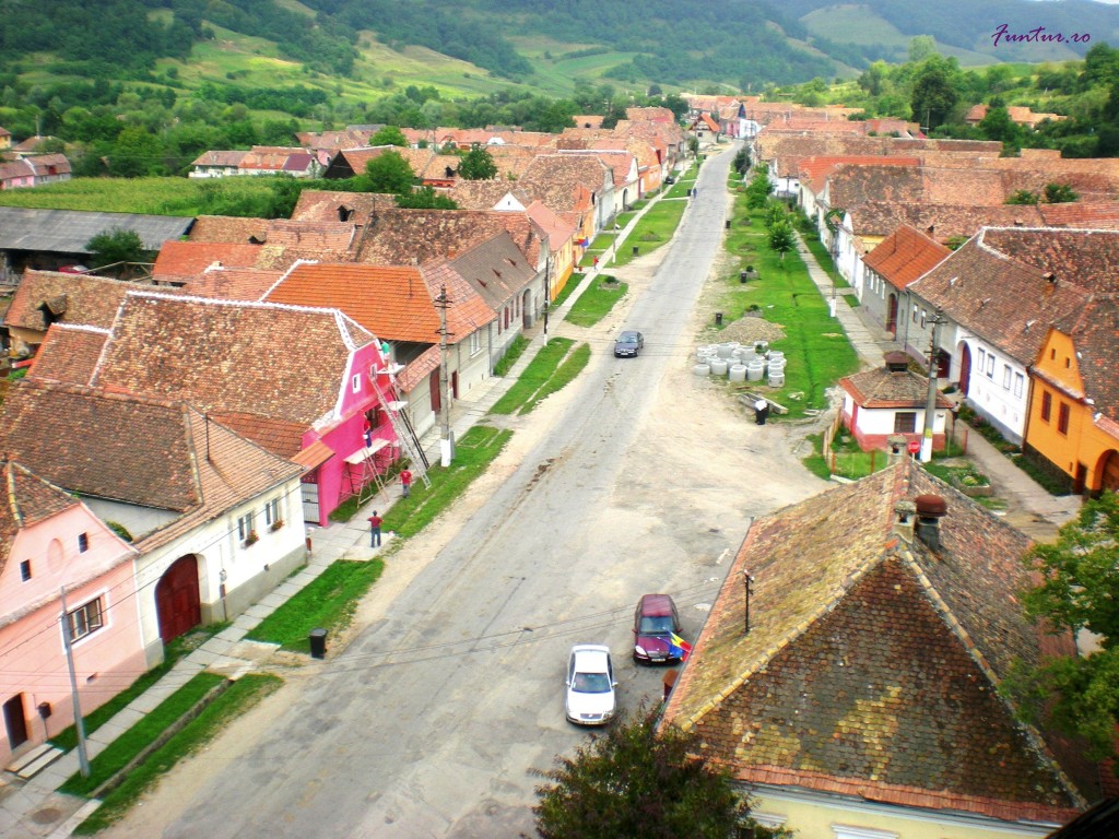 Valea Viilor din clopotnița bisericii