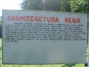 Placa descriptiva sarmisegetusa regia